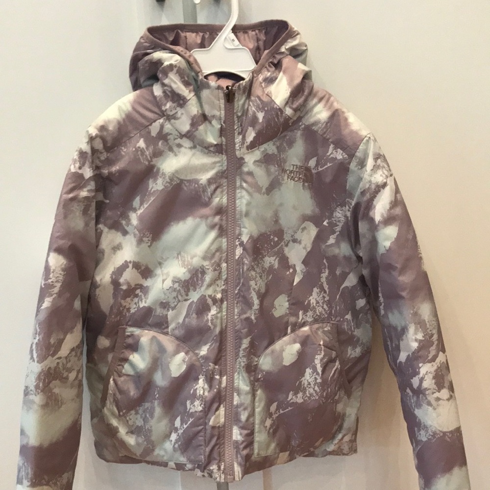 Girls  Reversible North Face coat